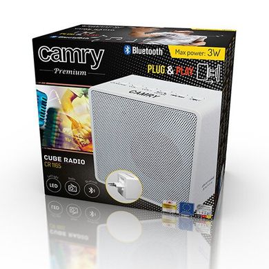 Компактный спикер, радио Camry CR 1165 с Bluetooth, 220вт, аккумулятор