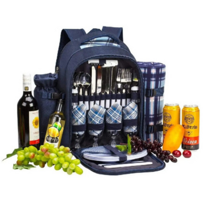 Рюкзак для пікніка з набором посуду та ковдрою Eono Cool Bag