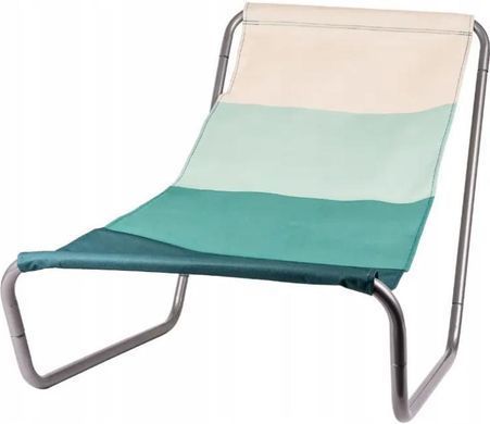 Шезлонг розкладний садовий MalTec Lagoon 95х50х59 см до 100 кг, Крісло шезлонг для пляжу, дачі, кемпінгу та риболовлі з сумкою