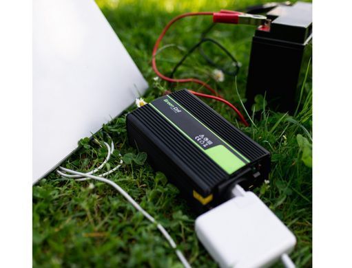 Преобразователь напряжения инвертор Green Cell 12V на 230V 1000W/2000W чистая синусоида