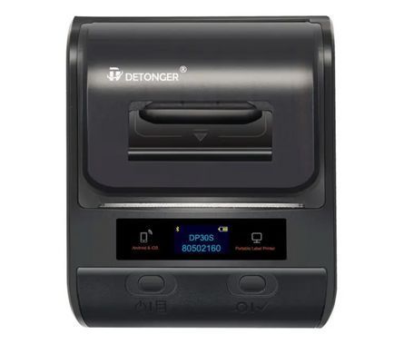 Портативний термопринтер етикеток Detonger DP30S 40x60mm