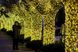 Вулична світлодіодна стрічка 100 LED, великі краплі 10 метрів, золотистий, 8 режимів для садово-паркового дизайну