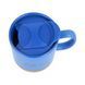 Керамічна кавова кружка OldBro Blue 414мл з корковим дном і кришкою