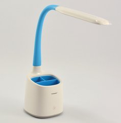 Светодиодная настольная лампа TIROSS TS-1809 blue 6w 60led 3 режимы света