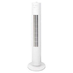 Вентилятор колонный напольный Clatronic TVL 3370 White бесшумный комнатный вентилятор колонка с таймером и автоповоротом белый