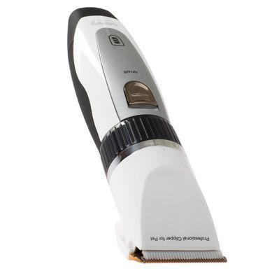Машинка для стрижки животных Adler CR 2848, запасной аккумулятор, титаново-керамическое лезвие, 5800 об/мин, 4 насадки,