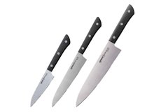 Набор кухонных ножей из 3-х предметов Samura Harakiri (SHR-0220B)