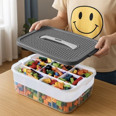 Pudełko na klocki- 4 poziomy Kruzzel 25758