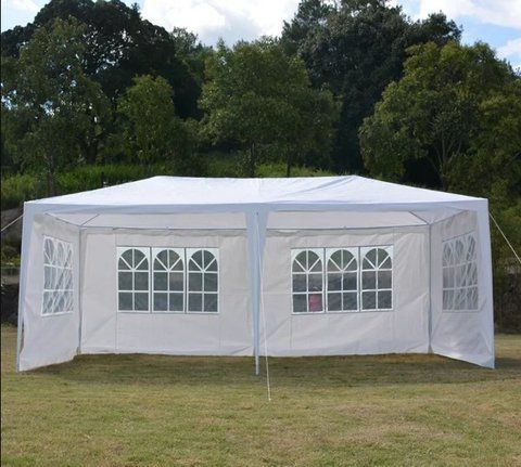 Павильон садовый gazebo Taizhou 3х6м Белый CC-ZT-004/wh, диаметр труби 31X24X18 мм