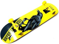 СкейтБорд деревянный от Fish Skateboard raven оптом