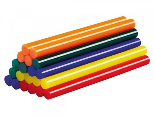 Комплект кольорових клейових стрижнів PARKSIDE АТ CH PNKPZ 3 B2 20 шт. PARKSIDE різнокольоровий L1-20078