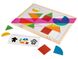 Деревянная мозаика магнит развивающая игрушка Playtive Montessori