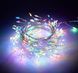 Светодиодная гирлянда капля нить LTL длина 2,5 м 25led батарейки разноцветная RGB
