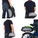 Велосипедная водонепроницаемая сумка Trizand SR14096, 1.2 л, сумка на багажник велосипеда со светоотражателями, 17 &times; 40 &times; 18 см