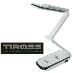 Настольная светодиодная лампа трансформер Tiross TS-56 Black аккумуляторная 2000 mAh, 220v, 32 smd LED