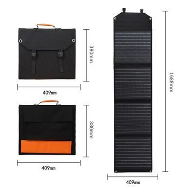 Портативное зарядное устройство солнечная панель LNTNE 100w складная сумка