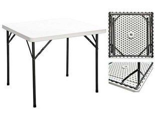 Стіл складний SpringFun 88x88x74 пластик білий - ak-88 колір Білий