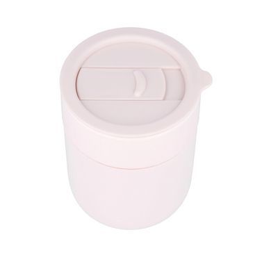 Кавові чашки 295мл з кришками Cute Travel Mugs з захисним силіконовим чохлом Pink OldBro