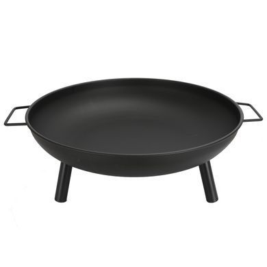 Садовый очаг чаша для костра Adler AD 6819 58 см, Уличное кострище металлическое для дров черное