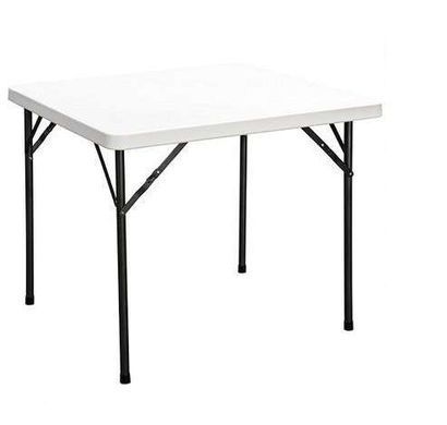 Стіл складний SpringFun 88x88x74 пластик білий - ak-88 колір Білий