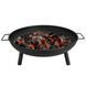 Садовый очаг чаша для костра Adler AD 6819 58 см, Уличное кострище металлическое для дров черное