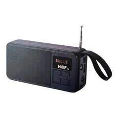 Радиоприемник портативный H@F black с Bluetooth, USB, TF