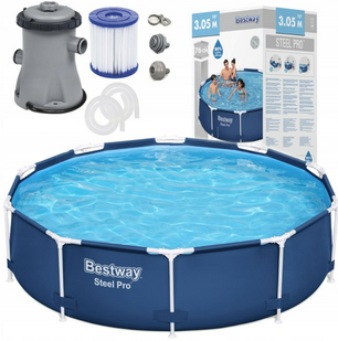 Каркасный бассейн 366х76 с фильтром и насосом Bestway 56679