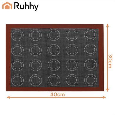 Силиконовый коврик для выпечки 30x40 см Ruhhy 27189