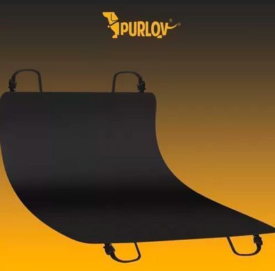 Килимок для собаки Purlov 144&times;144 см, водонепроникний, для авто, багажника, дивана, з отворами під ремені