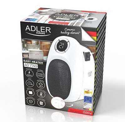 Портативный обогреватель Adler 7749 с керамическим нагревателем