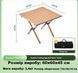 Раскладной стол SpringFun S 60&times;45&times;60см - кемпинговый портативный стол для туризма Металлический каркас 30кг