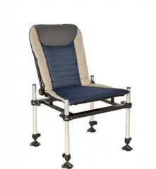 Кресло фидерное складное NEW 2023 Elektrostatyk Quantum CUZO до 140 кг  + сумка чехол в комплекте Navy Grey