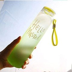 Бутылка для воды Elite 500 мл Hello Master transp green
