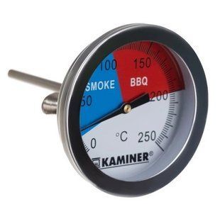 Термометр для барбекю, гриля и коптильни Kaminer PK006 1881, 0&ndash;250&deg;C, аналоговый, из нержавеющей стали