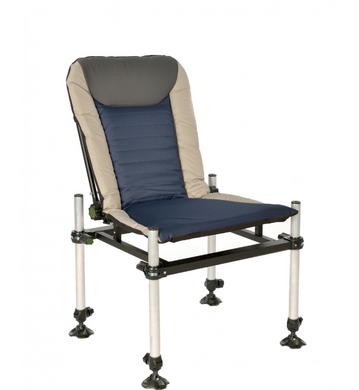 Кресло фидерное складное NEW 2023 Elektrostatyk Quantum CUZO до 140 кг + сумка чехол в комплекте Navy Grey