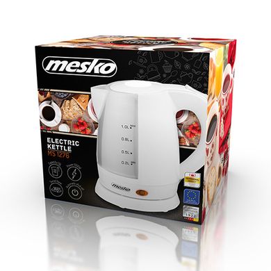 Электрочайник пластиковый Mesko MS 1276 1,0 литр