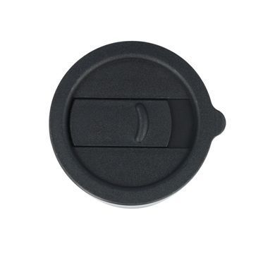 Кофейные чашки 295мл с крышками Cute Travel Mugs с защитным силиконовым чехлом Black