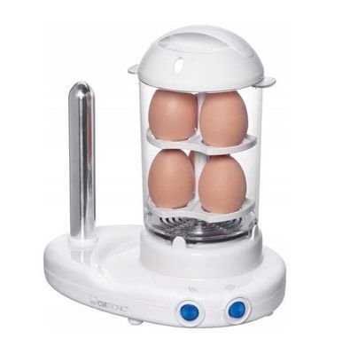 Хот дог мейкер и яйцеварка Clatronic HDM 3420 EK вертел из нержавеющей стали