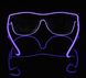 Окуляри світлодіодні сонцезахисні El Neon ray purple неонові