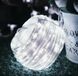 Гірлянда світлодіодна 100 LED великі краплі 10 метрів, будинок/улиця білий, 8 режимів