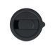 Кофейные чашки 295мл с крышками Cute Travel Mugs с защитным силиконовым чехлом Black