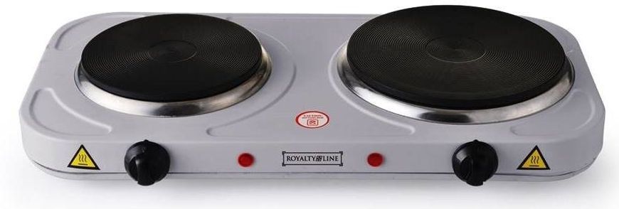 Электрическая плита кухонная Royalty Line DKP-2500.15 на две канфорки 1000 + 1500 Вт