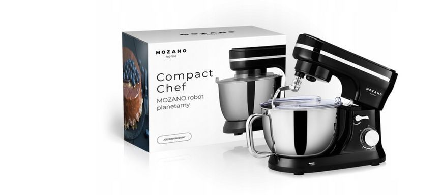 Планетарний кухонний комбайн Mozano Compact Chef 4.5 Л, 8 Швидкостей, 1700 Вт