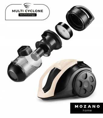 Компактный пылесос без мешка 11 насадок Mozano Smart Cyclonic 4000Вт.