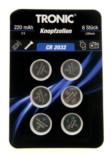Батарейки таблетки "СR2032" TRONIC металлик PM1-10476