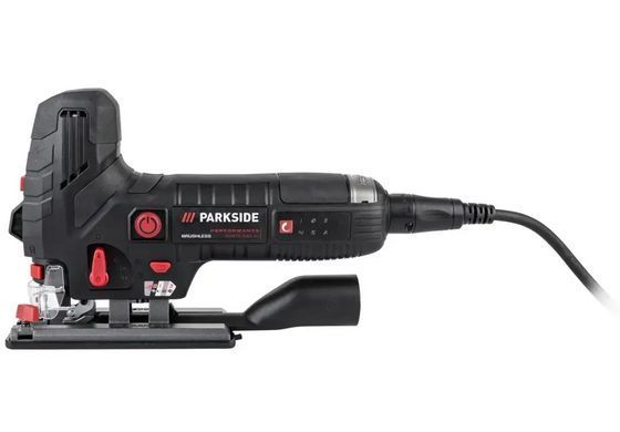 Безщитковий електролобзик Parkside PPSTK 550 A1, 550 Вт, лазерне наведення, LED, кейс, Німеччина