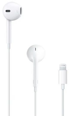 Навушники Apple EarPods Lightning (MMTN2ZM/A) &mdash; оригінальні, з мікрофоном та пультом керування