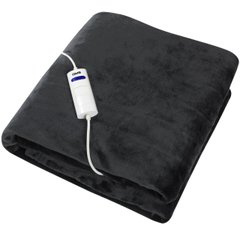 Электрическое одеяло DMS EHD-180 с подогревом очень мягкое, 180х130см, 160w, dark