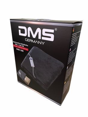 Електричне ковдру DMS EHD-180 з підігрівом дуже м'яке, 180х130см, 160w, dark