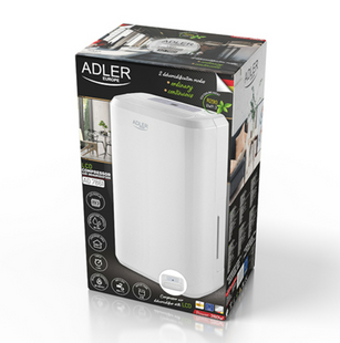 Осушитель воздуха компрессорный Adler AD 7861 10л/24ч LCD дисплей 280Вт - функция отложенного старта